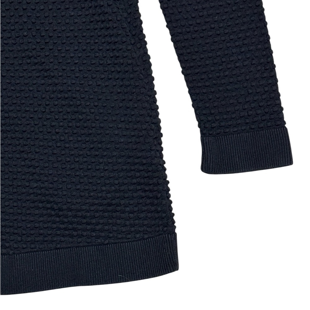 COS Women's Long Textured Cotton Cardigan - Black, X-Small - Picture 5 of 9